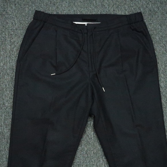 Suitsupply Pants Mens 36x34 Blue Ames Pleat Trouser Pure Wool Vitale Barberis - Picture 2 of 11